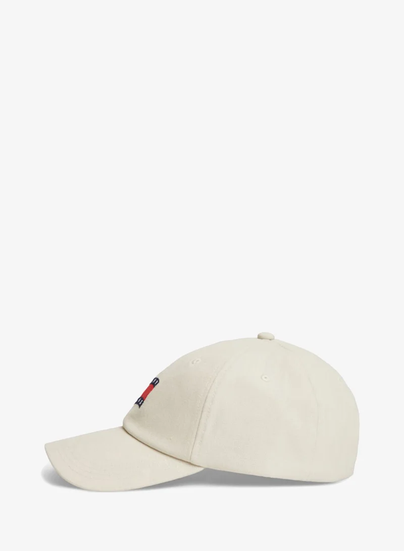 TOMMY JEANS  Wavy Flag Canvas Baseball Cap for Women | Best Price UAE